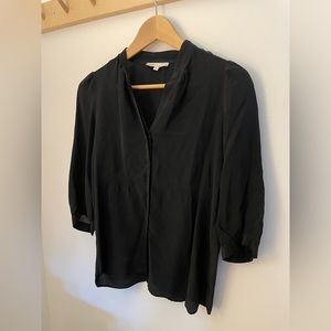 French brand Maje - women’s black silk blouse